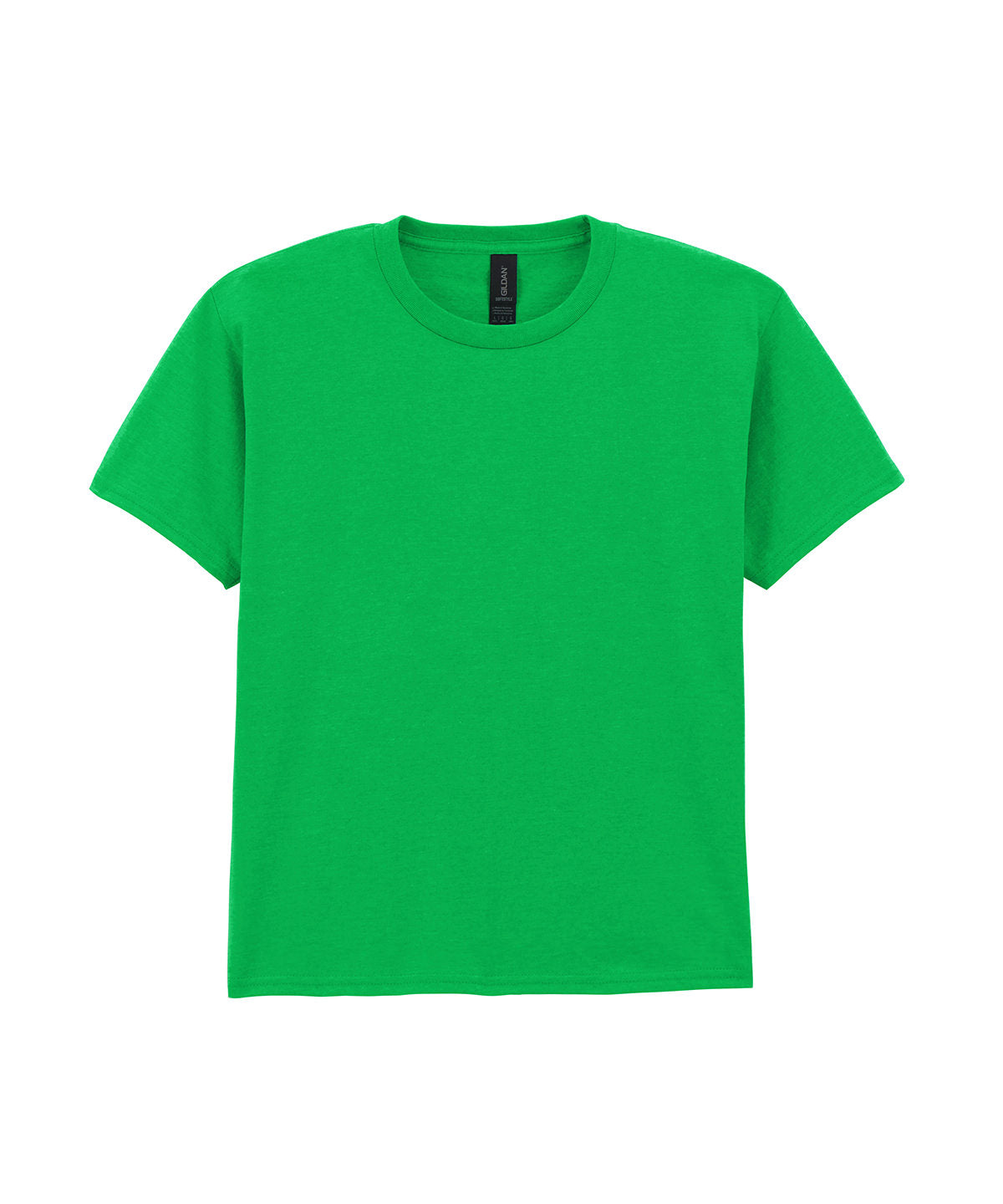 Gildan GD01B Softstyle™ youth ringspun t-shirt in Irish Green