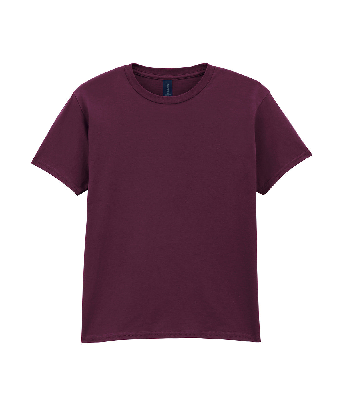 Gildan GD01B Softstyle™ youth ringspun t-shirt in Maroon