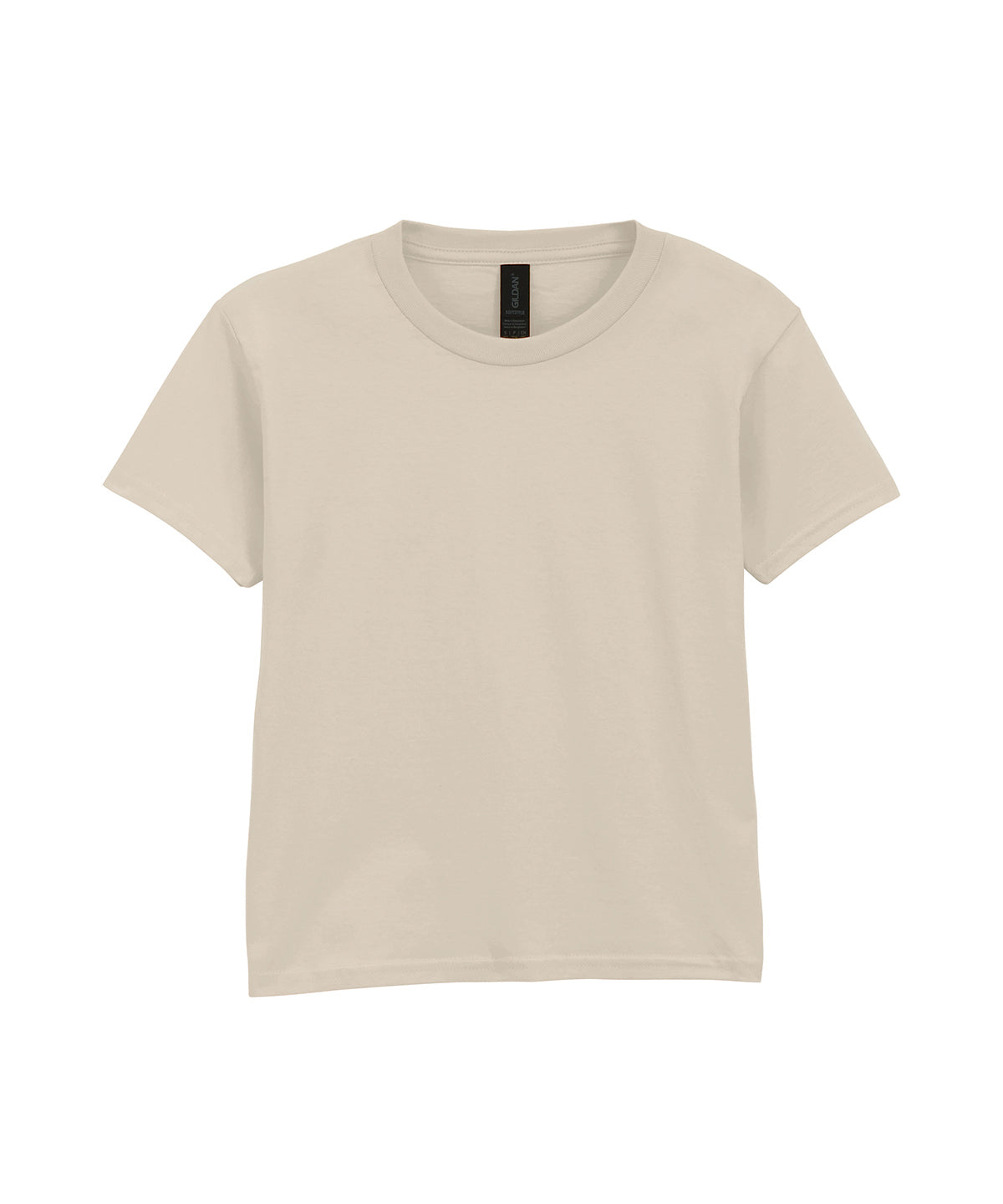 Gildan GD01B Softstyle™ youth ringspun t-shirt in Sand