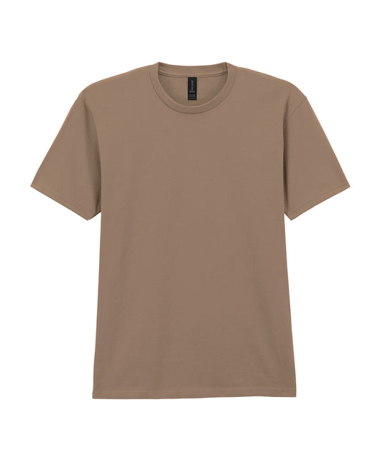 Gildan GD024 Softstyle™ midweight adult t-shirt in Brown Savana