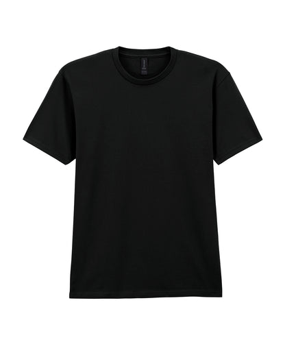 Gildan GD024 Softstyle™ midweight adult t-shirt in Pitch Black*