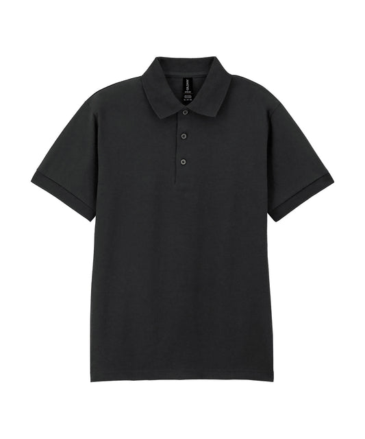 Gildan GD040 DryBlend® Jersey knit polo in Black