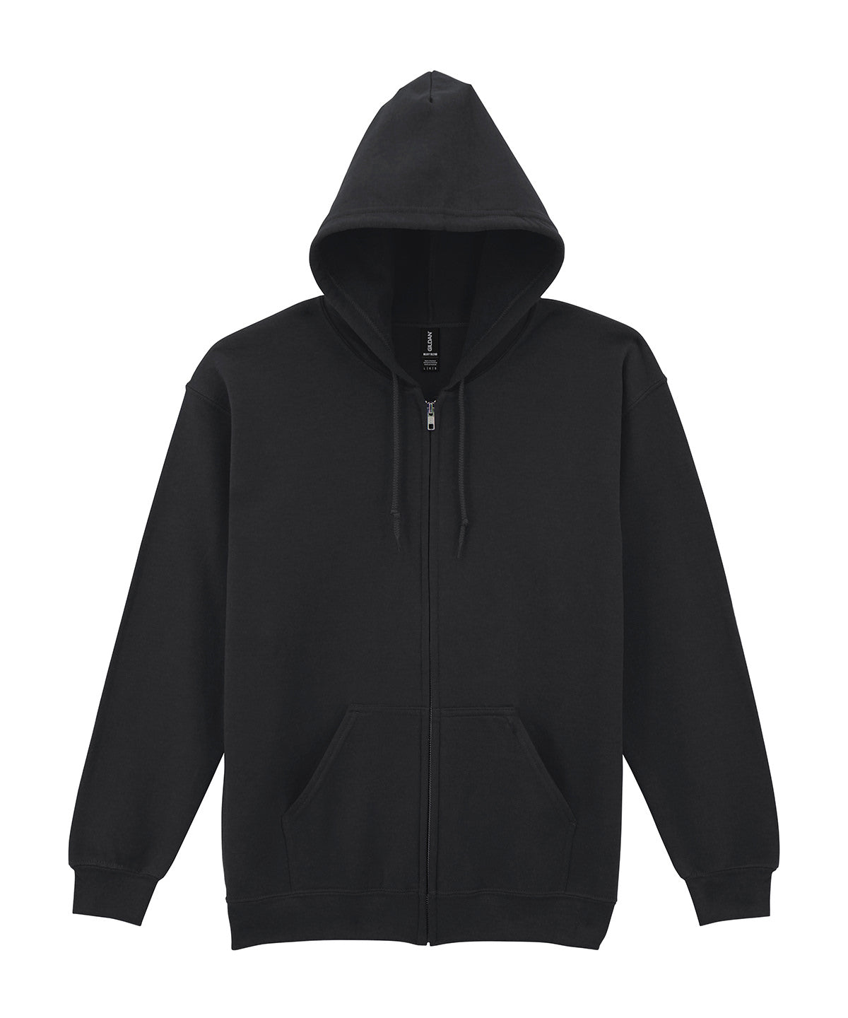 Gildan GD058 Heavy Blend™ full-zip hooded sweatshirt in Black*†