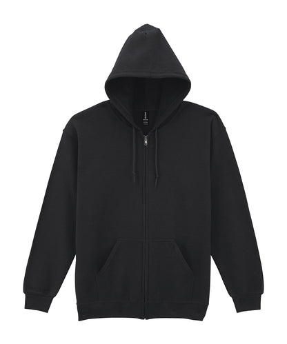Gildan GD058 Heavy Blend™ full-zip hooded sweatshirt in Black*†