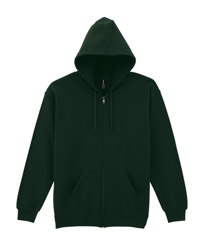 Gildan GD058 Heavy Blend™ full-zip hooded sweatshirt in Forest*