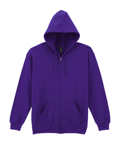 Gildan GD058 Heavy Blend™ full-zip hooded sweatshirt in Purple*