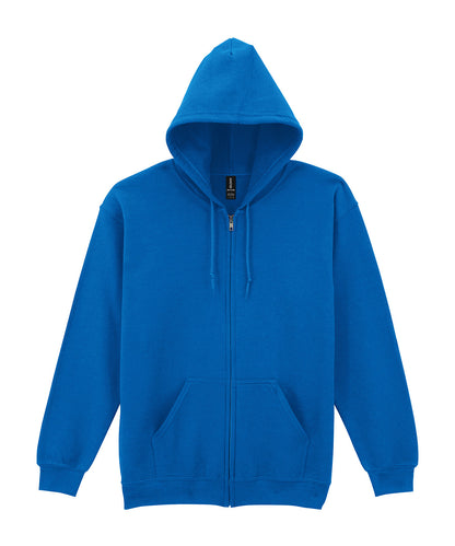 Gildan GD058 Heavy Blend™ full-zip hooded sweatshirt in Royal*†