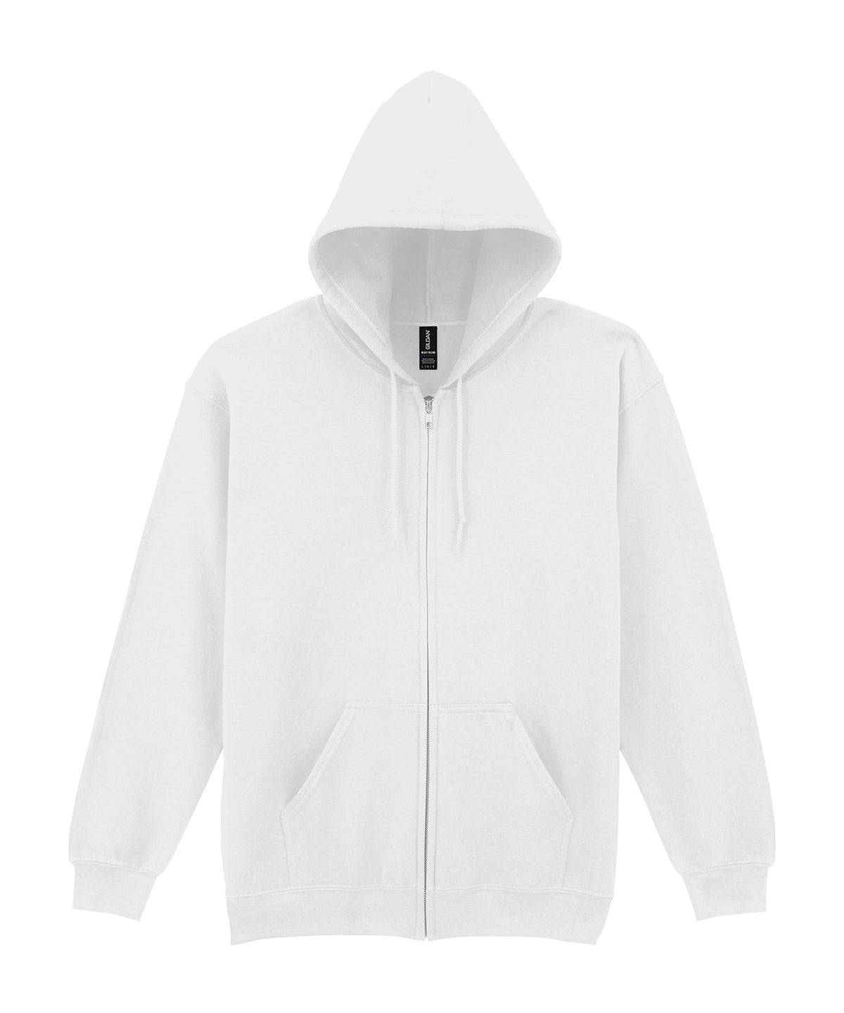 Gildan GD058 Heavy Blend™ full-zip hooded sweatshirt in White*