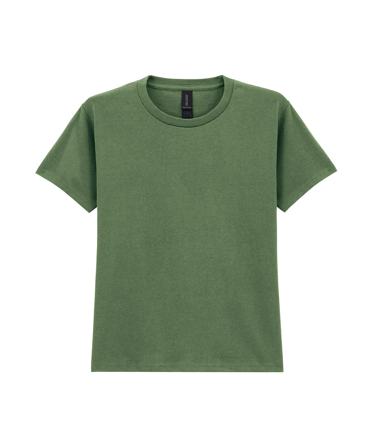 Gildan GD05B Heavy Cotton™ youth t-shirt in Military Green
