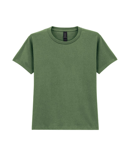 Gildan GD05B Heavy Cotton™ youth t-shirt in Military Green