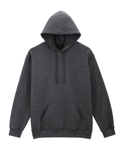 Gildan GD067 Softstyle™ midweight fleece adult hoodie in Heather Black*