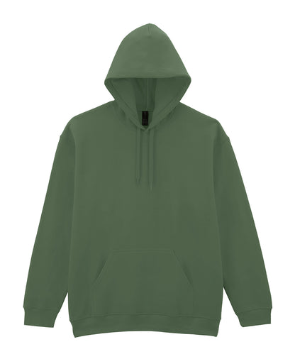 Gildan GD067 Softstyle™ midweight fleece adult hoodie in Military Green†