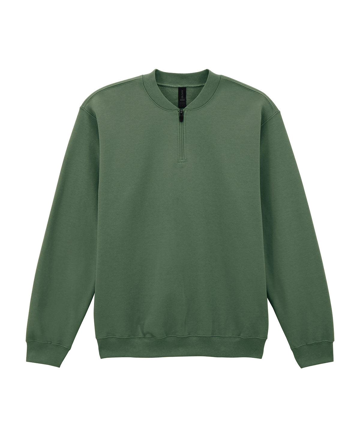 Gildan GD069 Softstyle™ midweight adult fleece 1/4-zip sweatshirt in Military Green