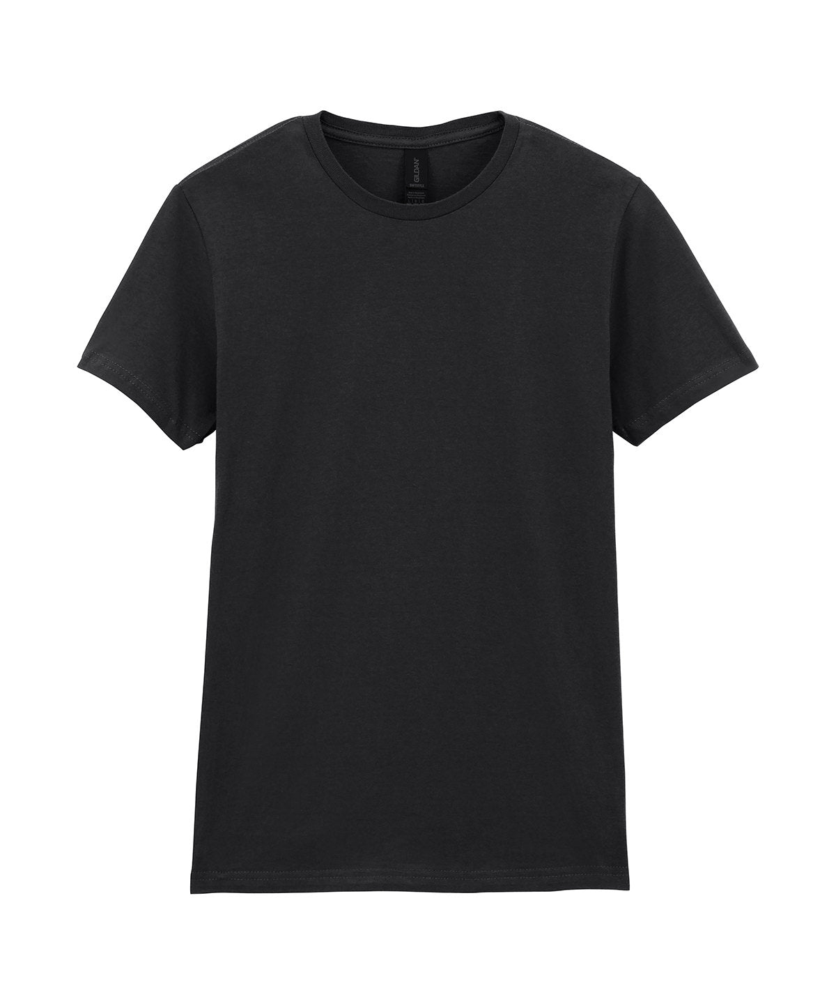 Gildan GD072 Softstyle™ women's ringspun t-shirt in Black