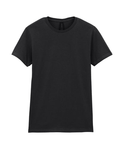 Gildan GD072 Softstyle™ women's ringspun t-shirt in Black