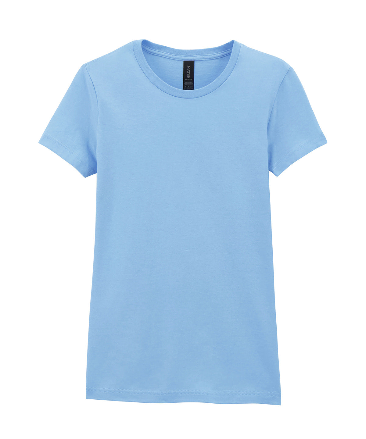 Gildan GD072 Softstyle™ women's ringspun t-shirt in Light Blue