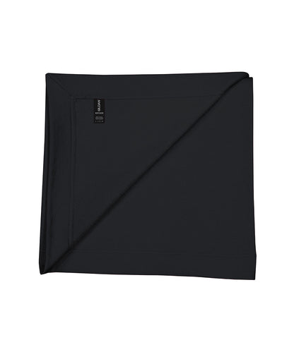 Gildan GD101 Heavy Blend™ fleece stadium blanket in Black
