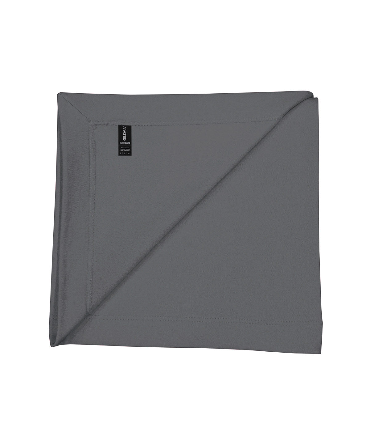 Gildan GD101 Heavy Blend™ fleece stadium blanket in Charcoal