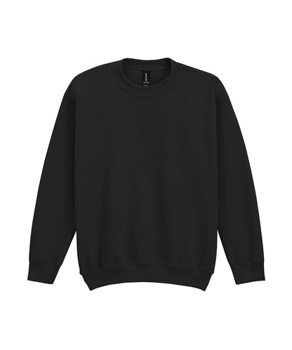 Gildan GD56B Heavy Blend™ youth crew neck sweatshirt in Black