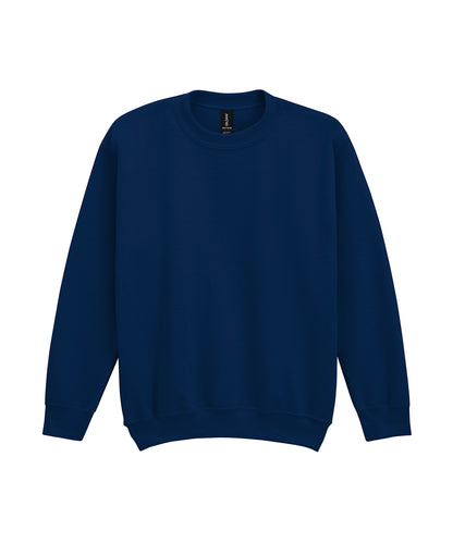 Gildan GD56B Heavy Blend™ youth crew neck sweatshirt in Navy