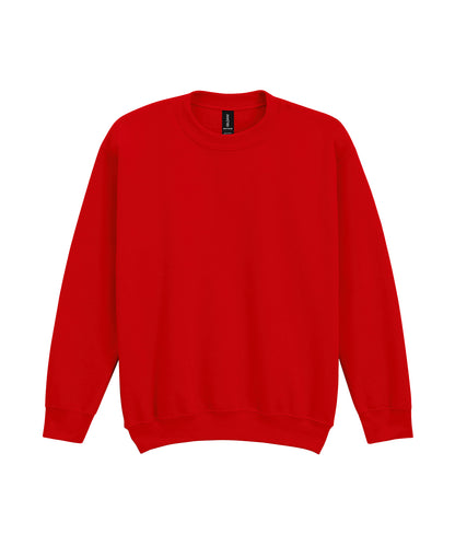 Gildan GD56B Heavy Blend™ youth crew neck sweatshirt in Red