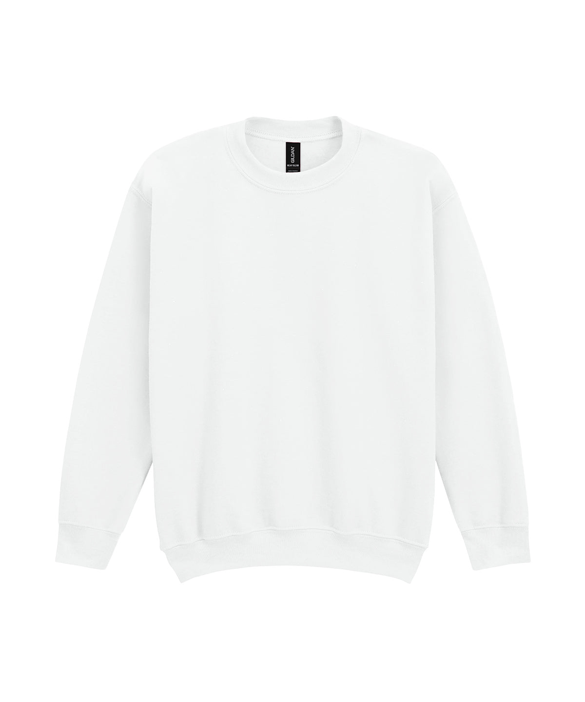 Gildan GD56B Heavy Blend™ youth crew neck sweatshirt in White