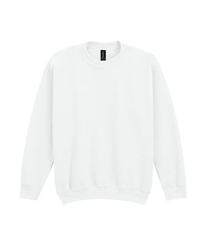 Gildan GD56B Heavy Blend™ youth crew neck sweatshirt in White
