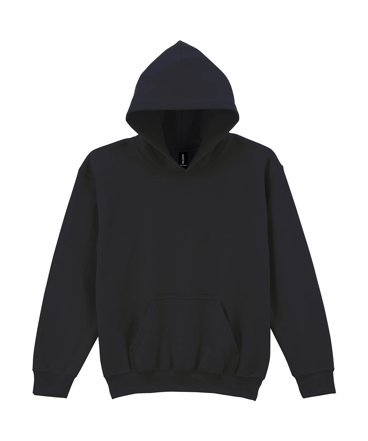 Gildan GD57B Heavy Blend™ youth hooded sweatshirt in Black
