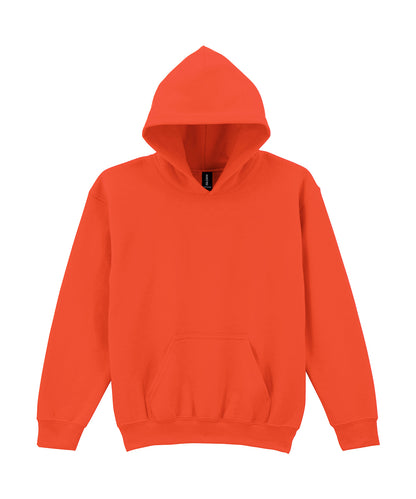 Gildan GD57B Heavy Blend™ youth hooded sweatshirt in Orange