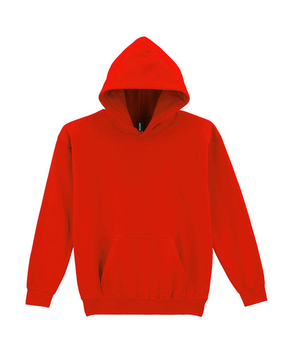 Gildan GD57B Heavy Blend™ youth hooded sweatshirt in Red