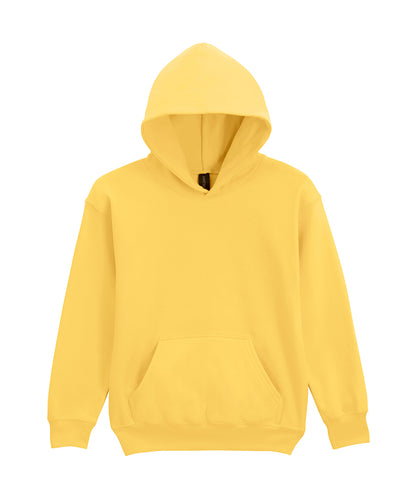 Gildan GD67B Softstyle™ midweight fleece youth hoodie in Daisy