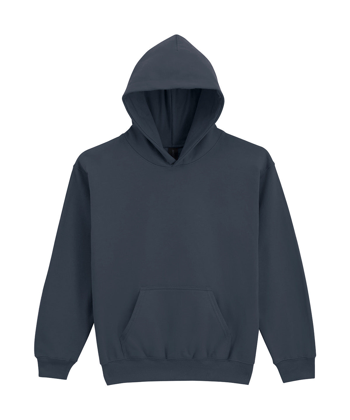 Gildan GD67B Softstyle™ midweight fleece youth hoodie in Dark Heather