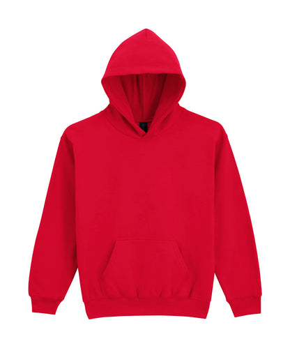 Gildan GD67B Softstyle™ midweight fleece youth hoodie in Red