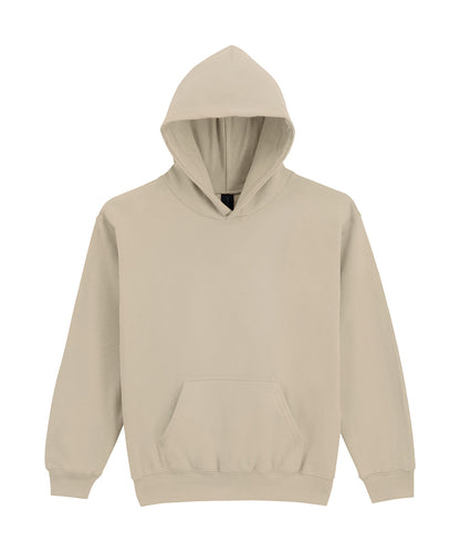 Gildan GD67B Softstyle™ midweight fleece youth hoodie in Sand