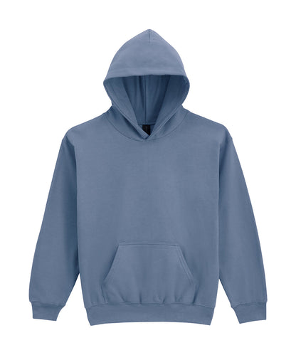 Gildan GD67B Softstyle™ midweight fleece youth hoodie in Stone Blue