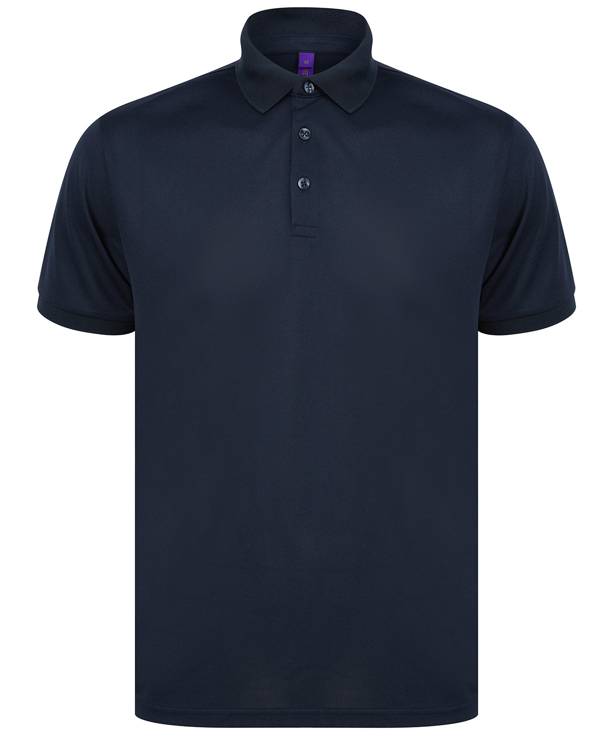 Henbury HB465 Recycled polyester polo shirt in Navy