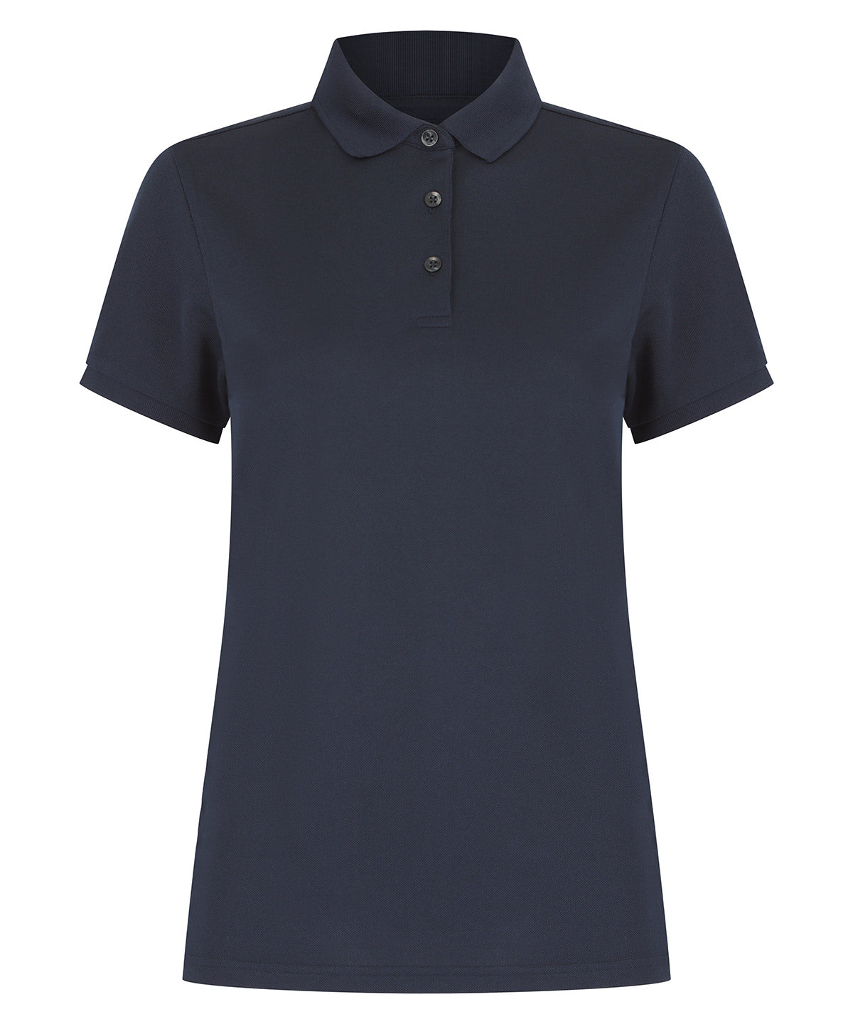 Henbury HB466 Women’s recycled polyester polo shirt in Navy