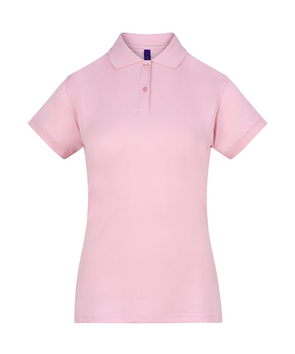 Henbury HB476 Women's Coolplus® polo shirt in Baby Pink