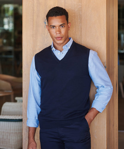 Henbury HB724 Sleeveless v-neck jumper