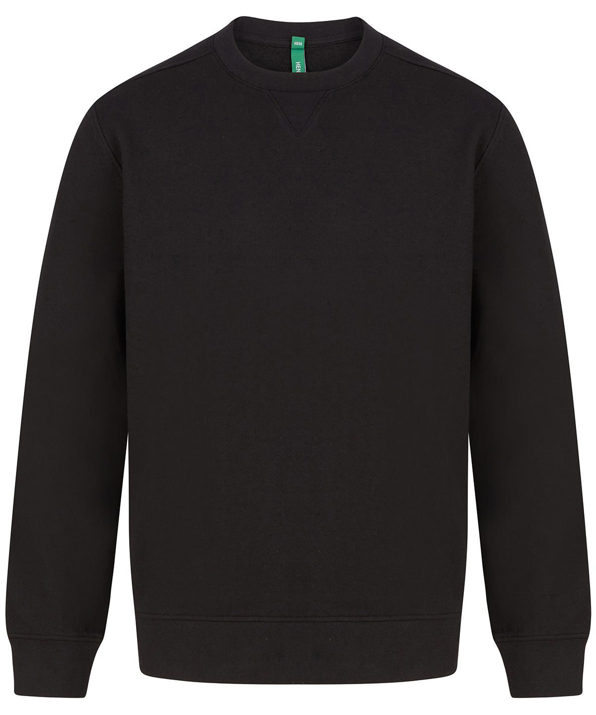 Henbury HB840 Unisex sustainable sweatshirt in Black