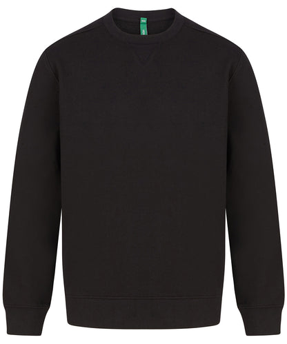 Henbury HB840 Unisex sustainable sweatshirt in Black