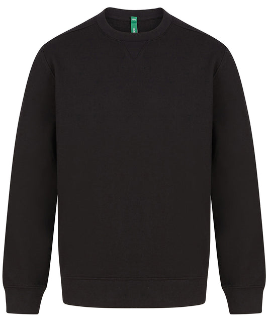 Henbury HB840 Unisex sustainable sweatshirt in Black