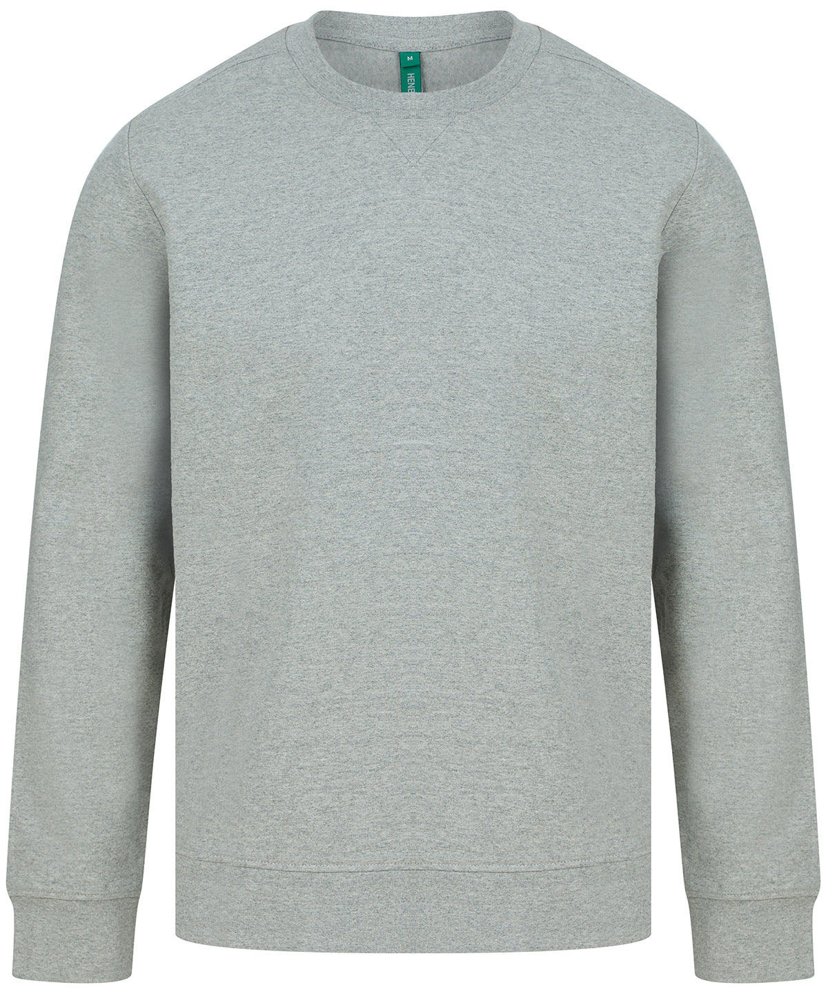 Henbury HB840 Unisex sustainable sweatshirt in Heather Grey