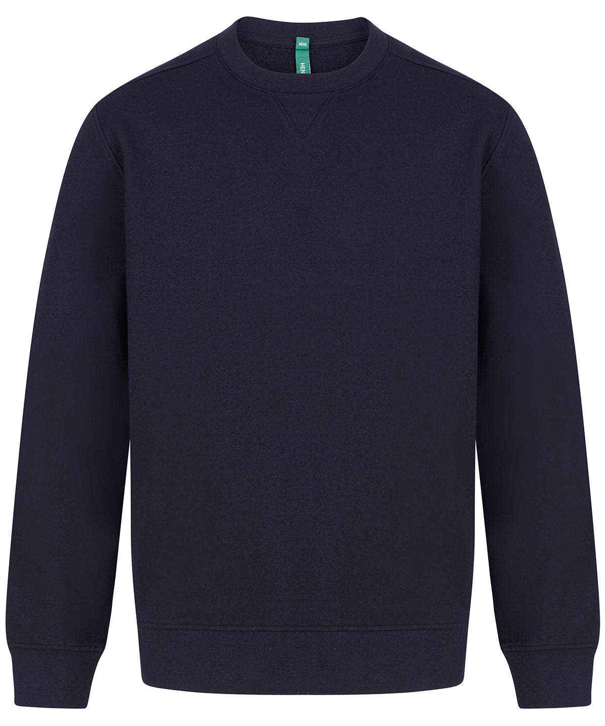 Henbury HB840 Unisex sustainable sweatshirt in Navy