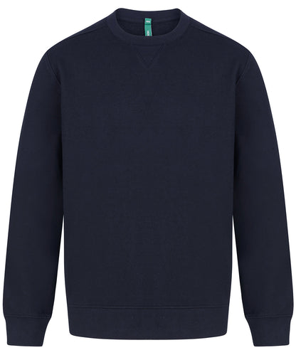 Henbury HB840 Unisex sustainable sweatshirt in Navy