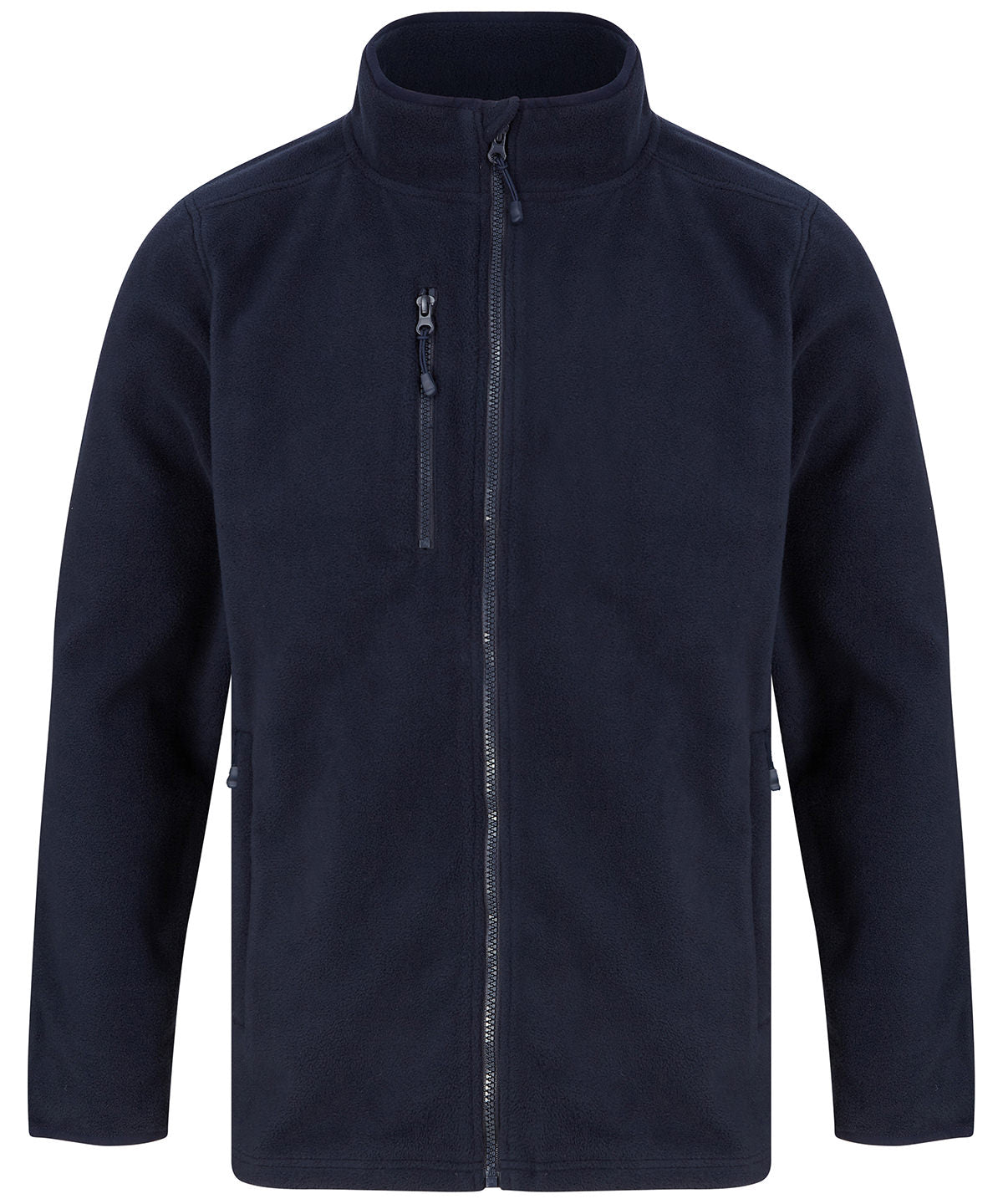 Henbury HB860 Recycled polyester microfleece jacket in Navy