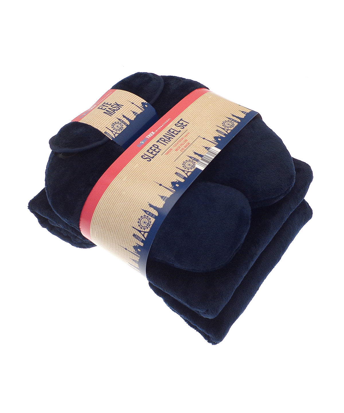 Home & Living HL041 Travel set (neck pillow, eye mask and fleece blanket)