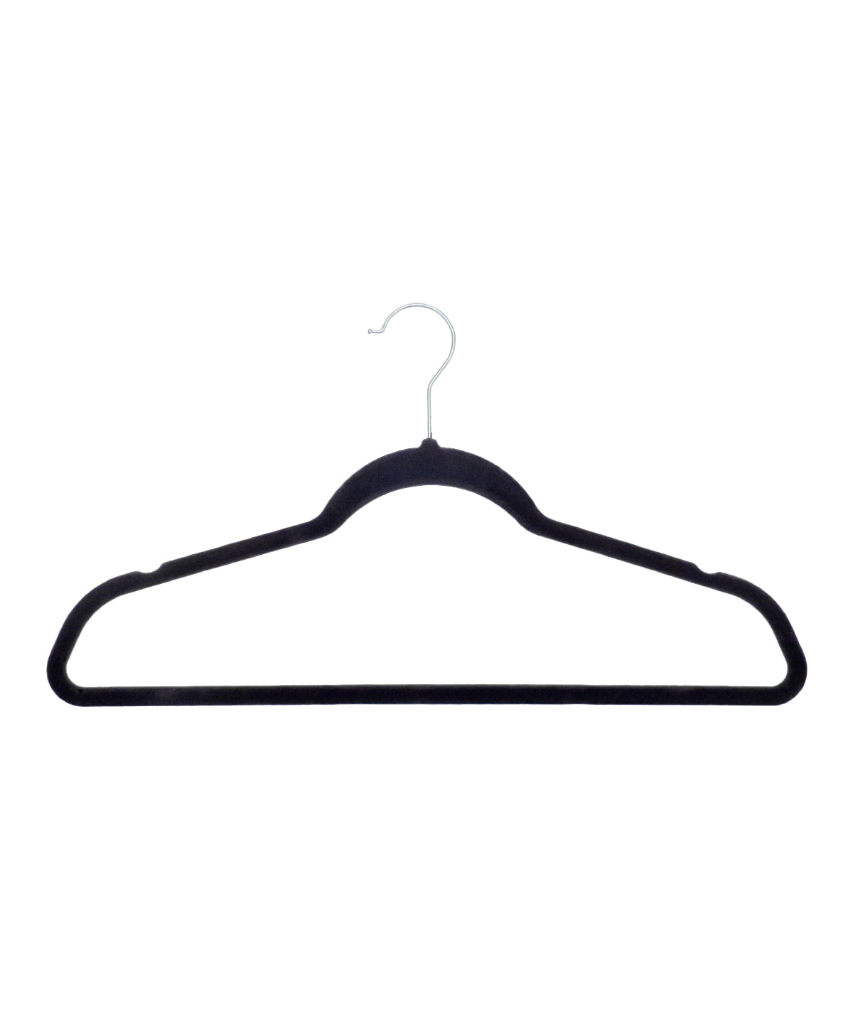 Home & Living HL060 Velvet-effect coat hangers (25-pack) in Black
