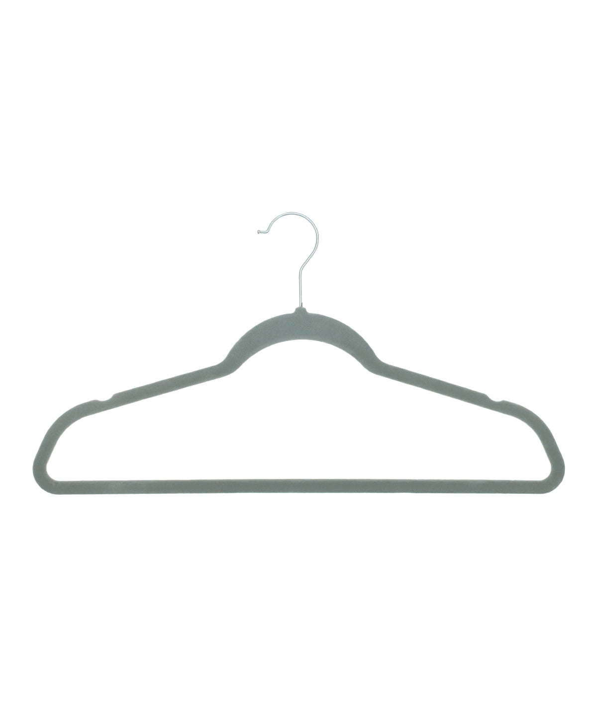Home & Living HL060 Velvet-effect coat hangers (25-pack) in Grey