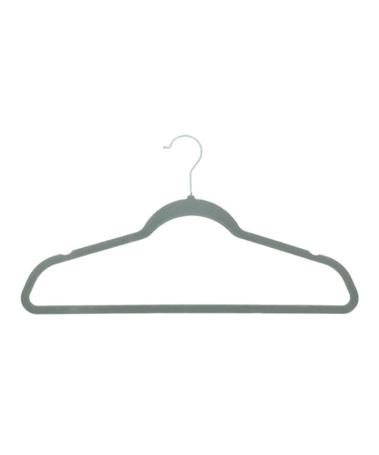 Home & Living HL060 Velvet-effect coat hangers (25-pack) in Grey
